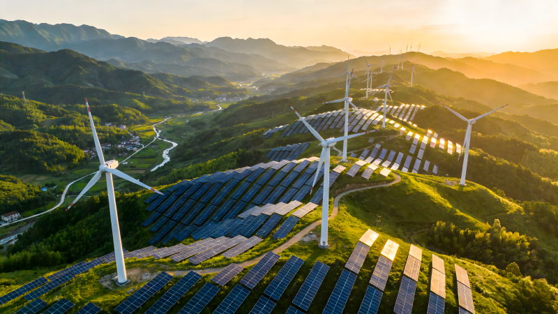 风光互补发电站图片