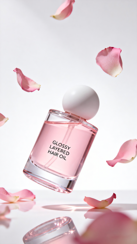 玫瑰花语护发油图片