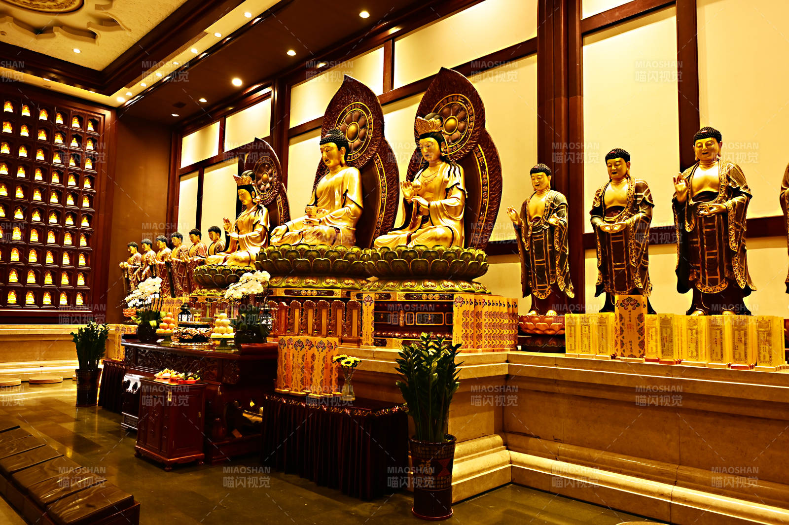 深圳般若禅寺庄严佛像金身殿宇图片