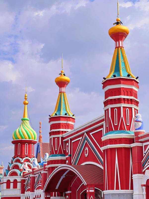 童话城堡 色彩斑斓 满洲里套娃酒店图片