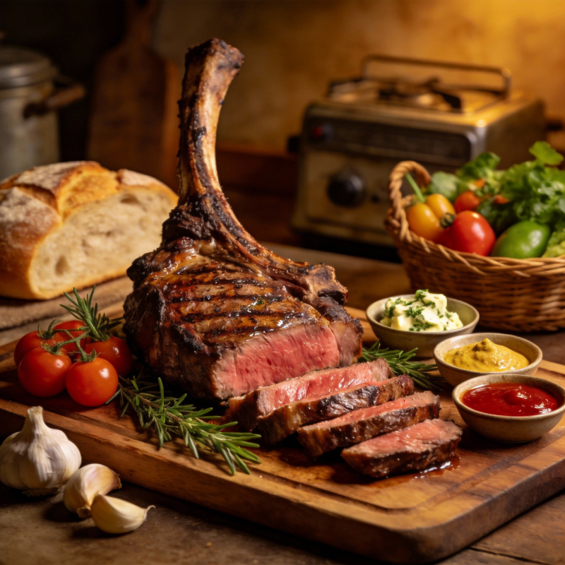 美味牛排盛宴图片