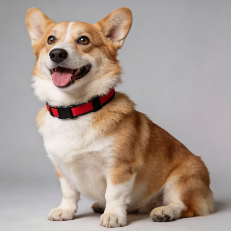 柯基犬微笑坐姿图片