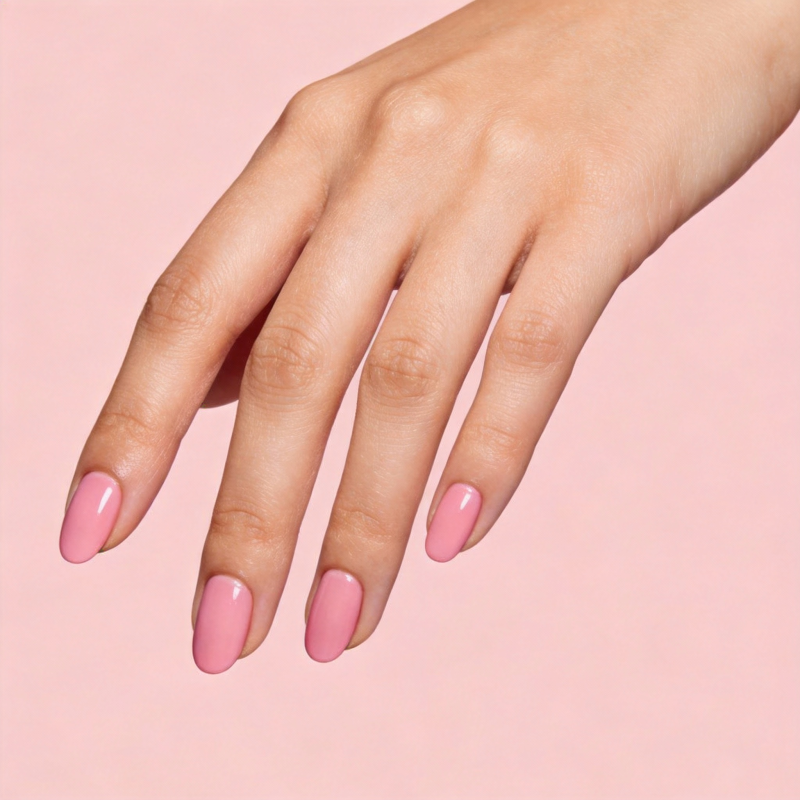 粉嫩美甲 优雅指尖图片