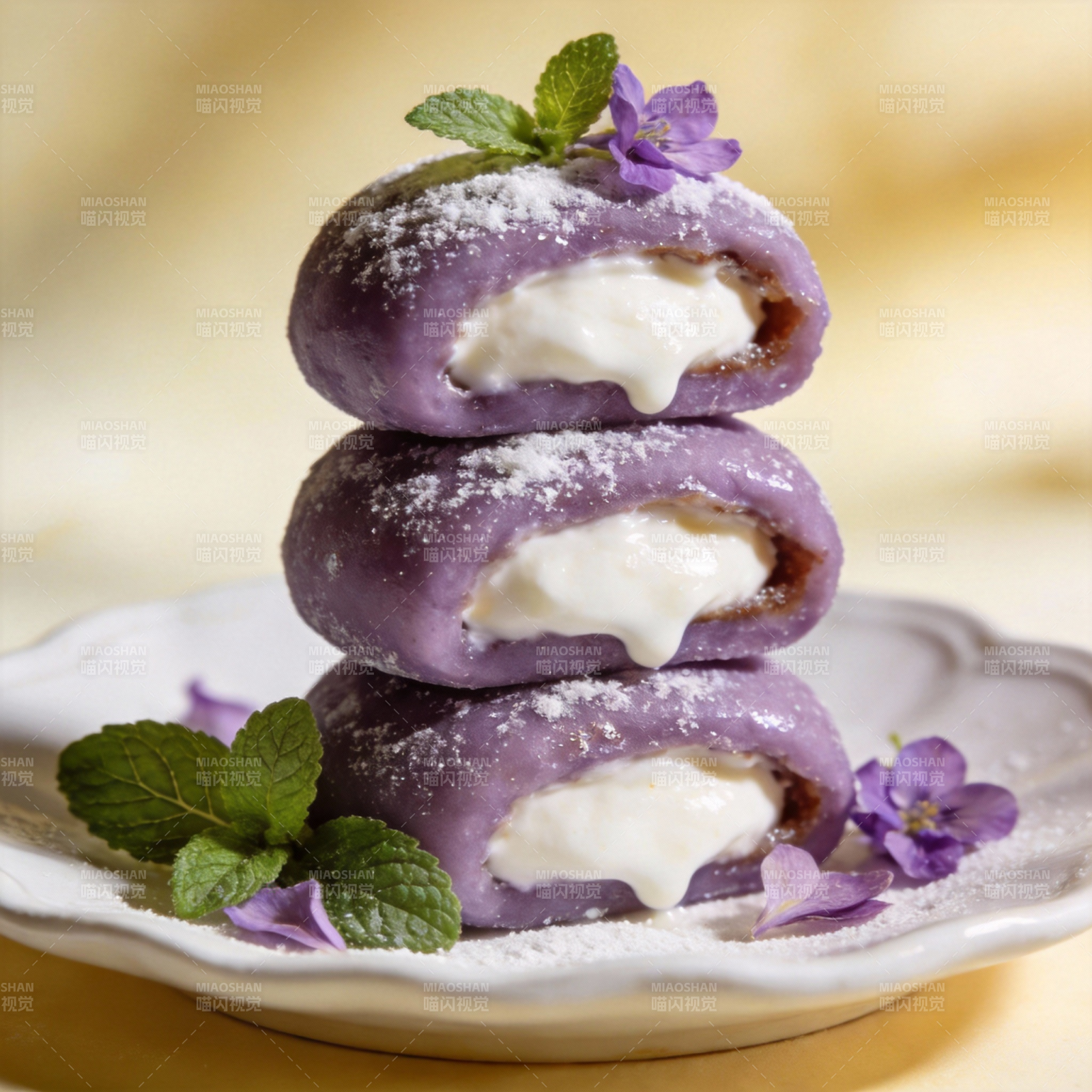 紫薯奶酪卷图片