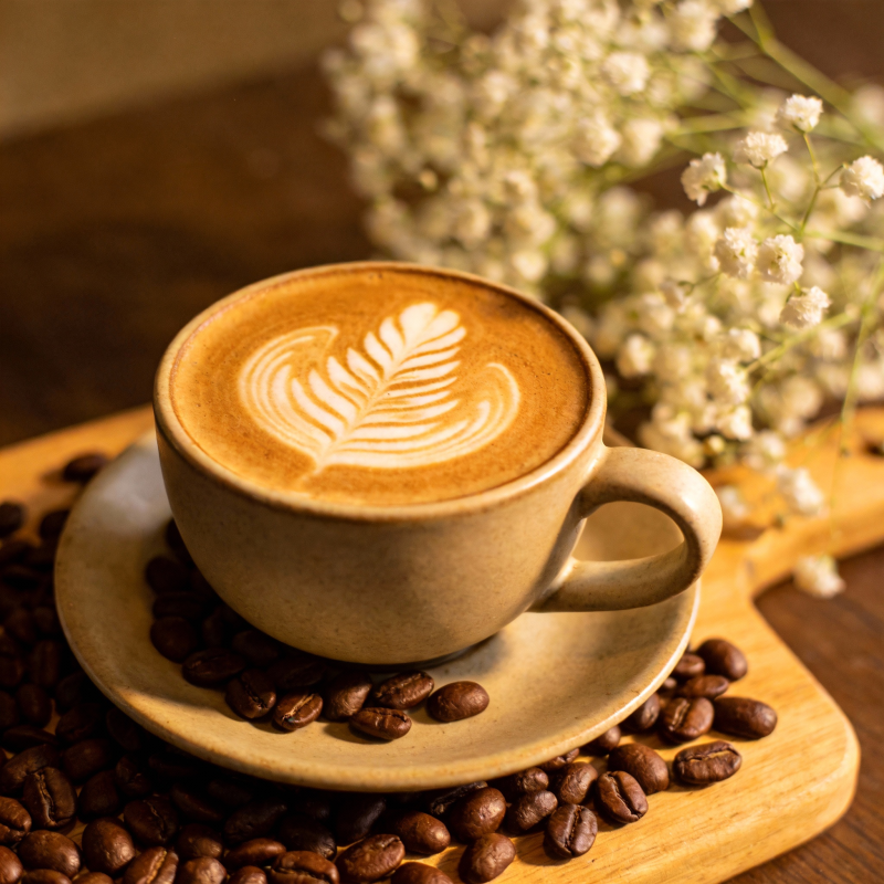 咖啡拉花艺术图片