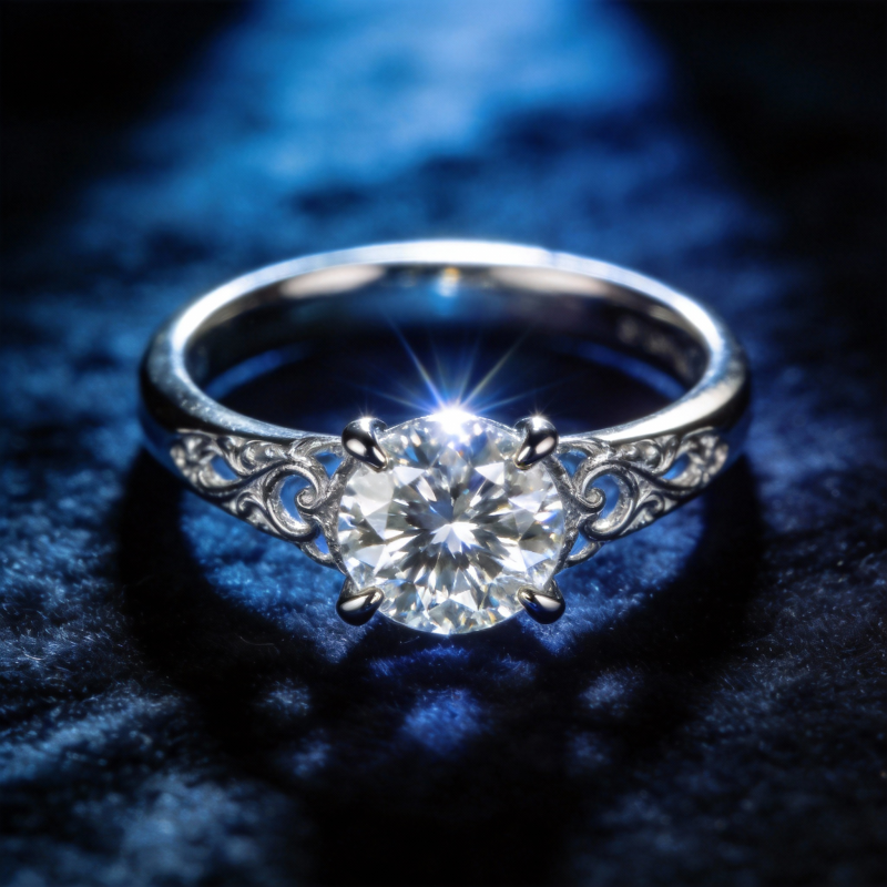 璀璨钻石戒指图片