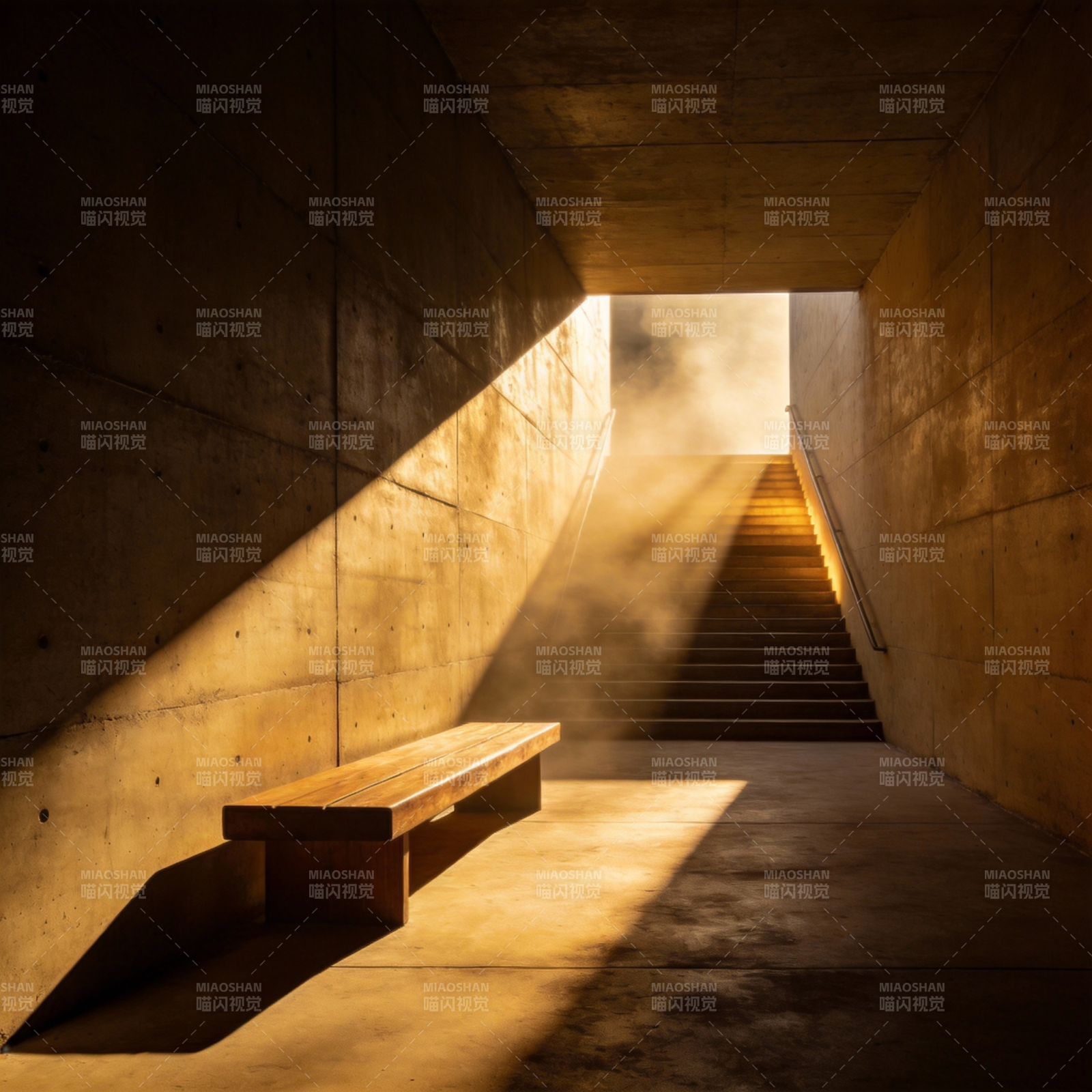 光影阶梯图片