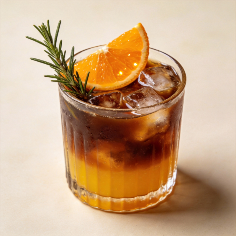橙香迷迭香鸡尾酒图片