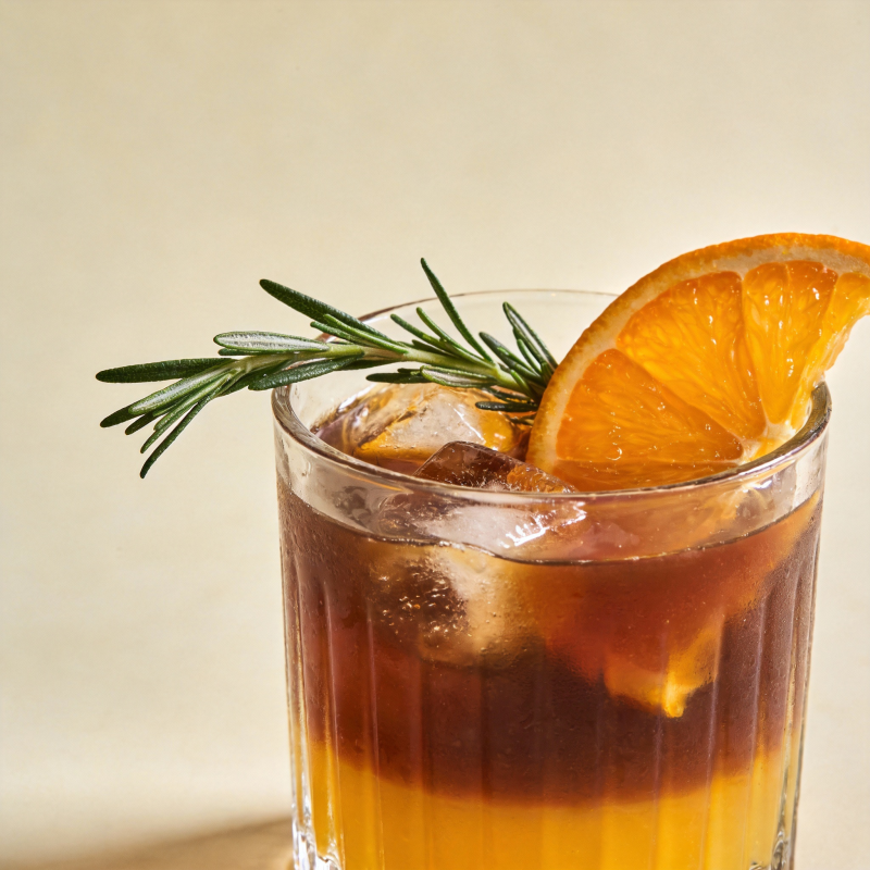 橙香迷迭香鸡尾酒图片