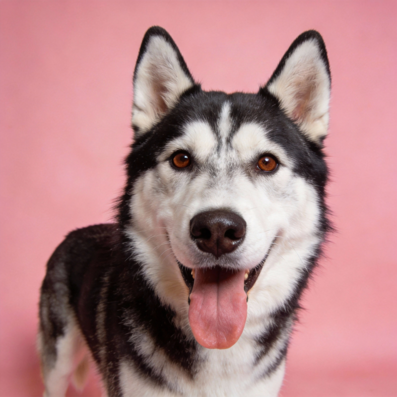 哈士奇萌态十足图片