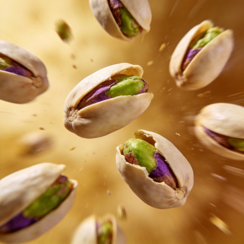 碧根果飞舞瞬间图片