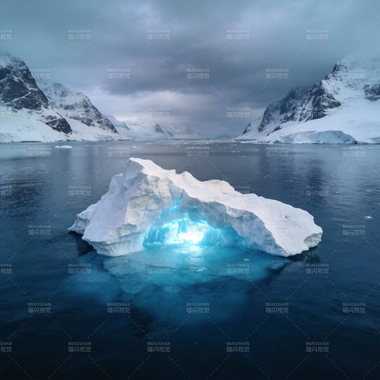 冰川奇景图片