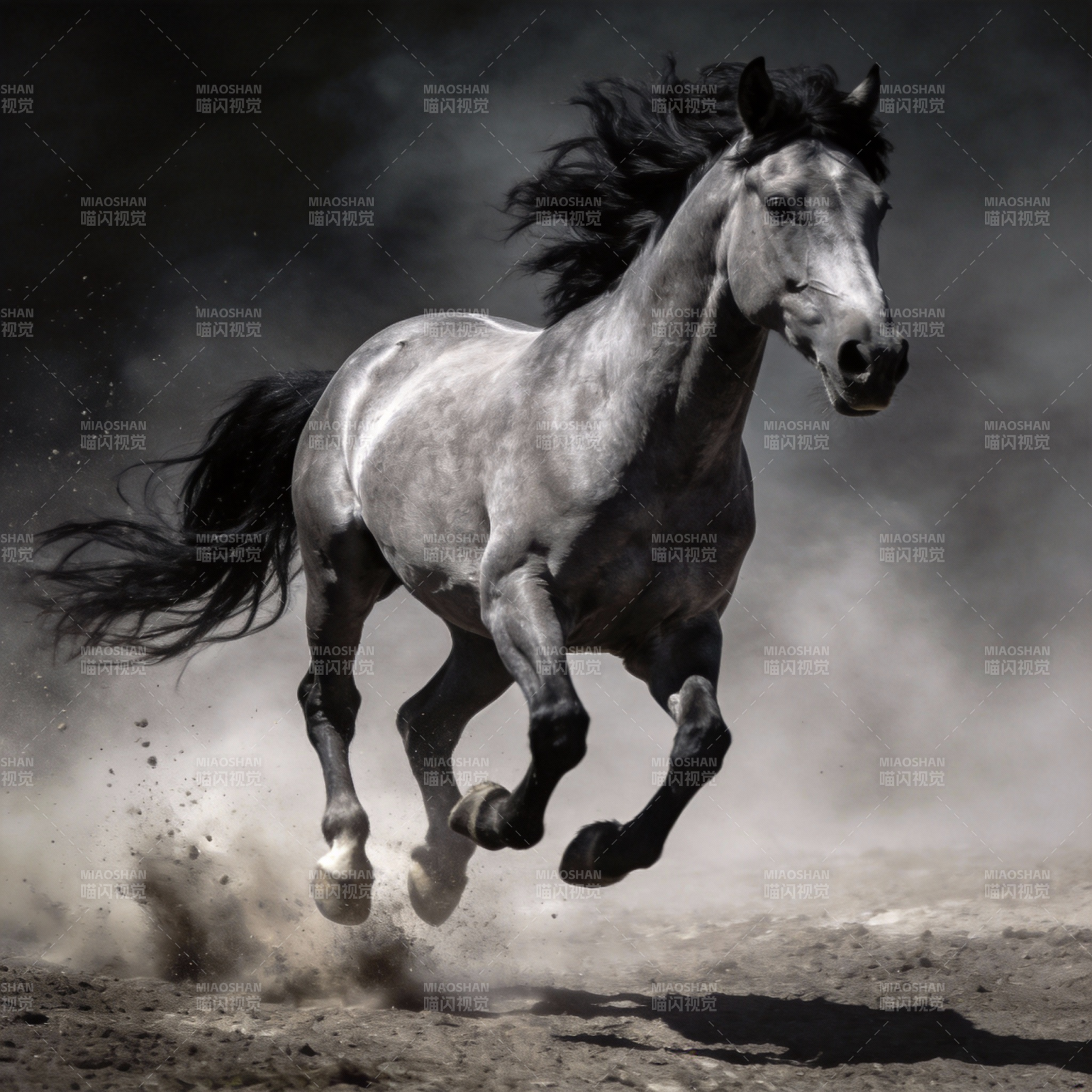 骏马奔腾图片