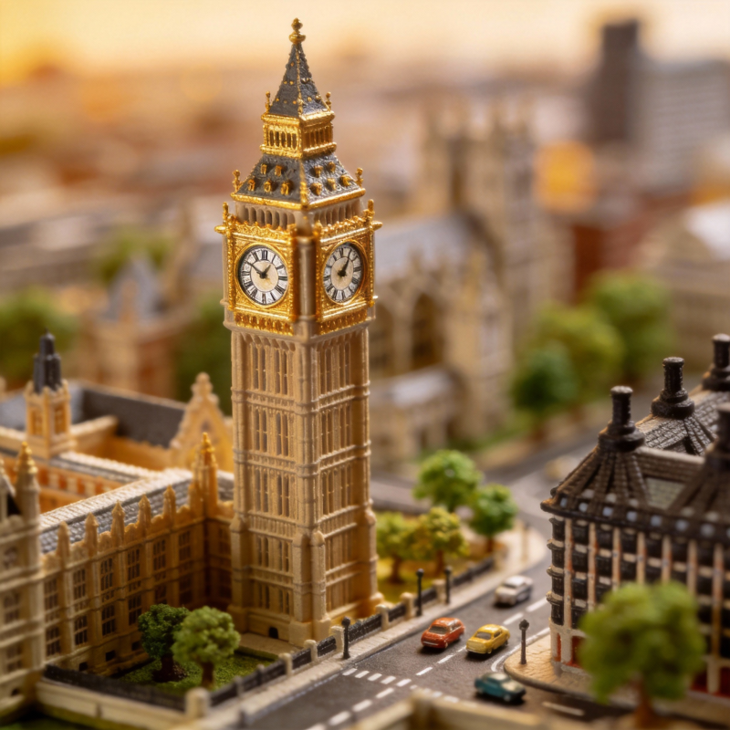 伦敦大本钟模型图片