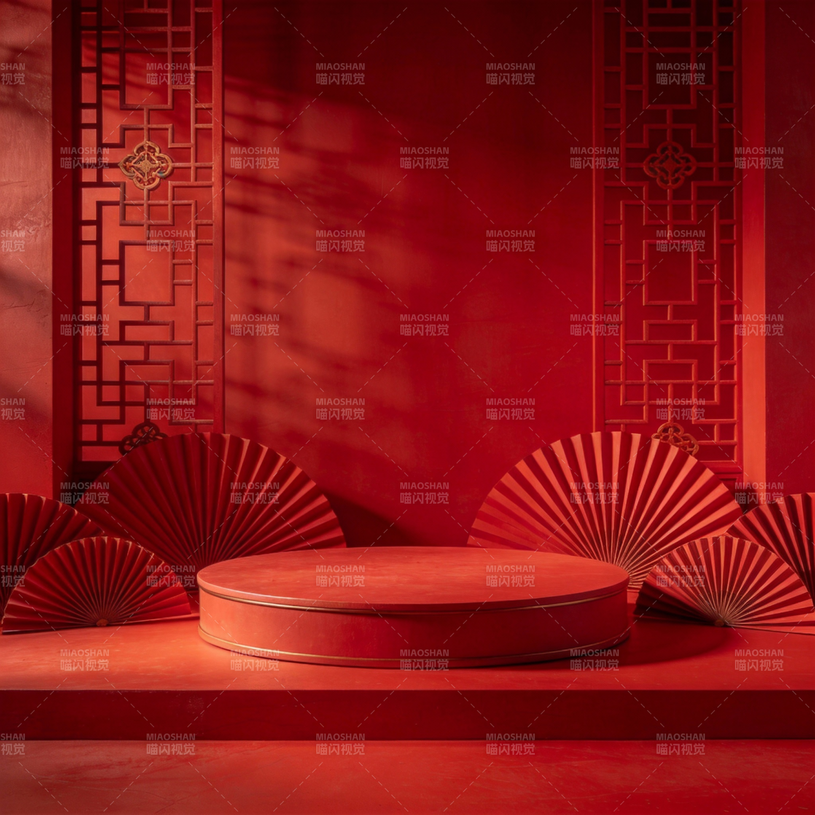 红韵扇影舞台图片