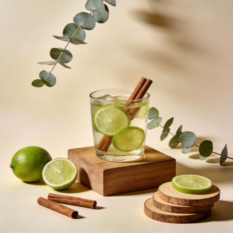 青柠肉桂饮图片