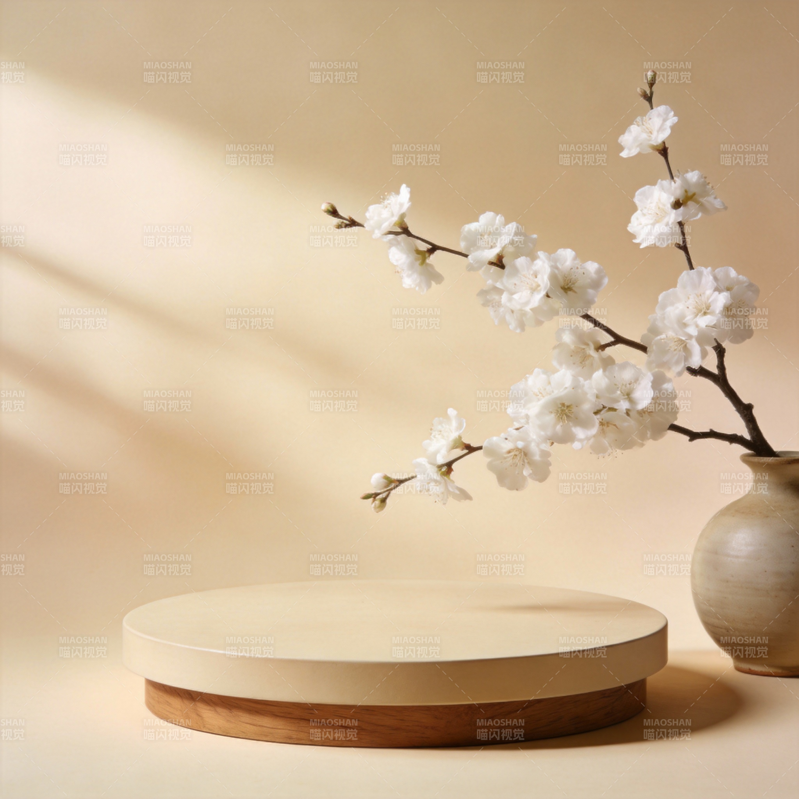 花影静谧时光图片