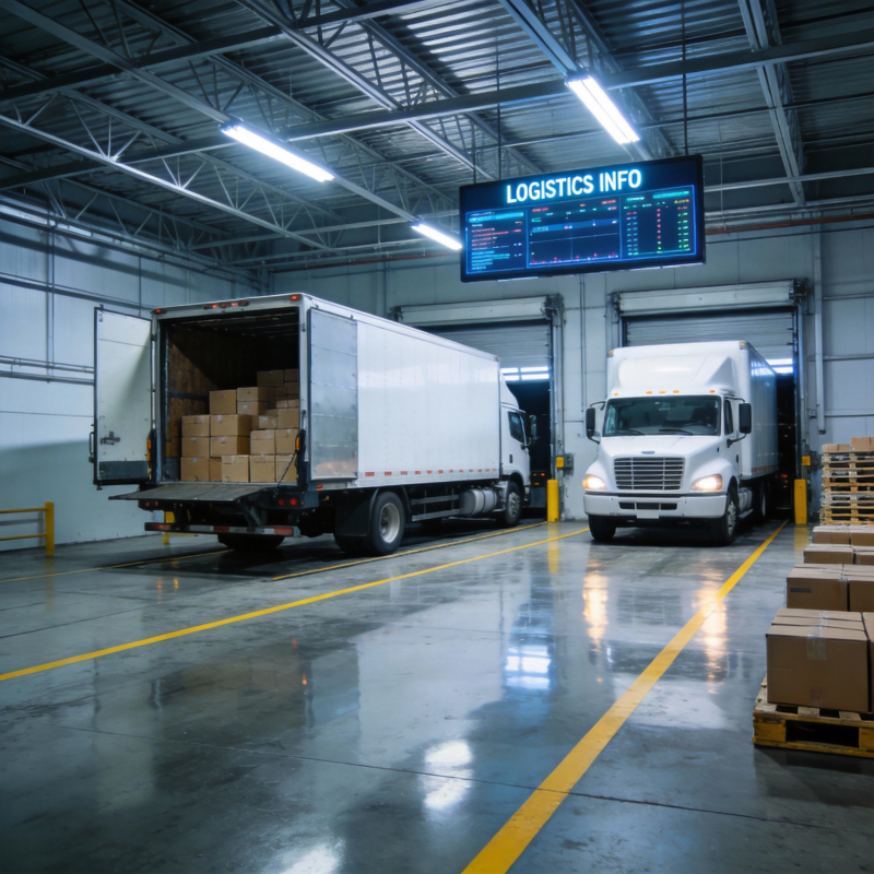 物流中心作业现场图片