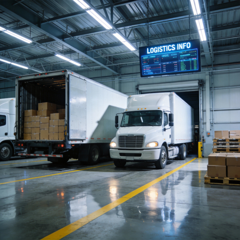 物流中心作业现场图片