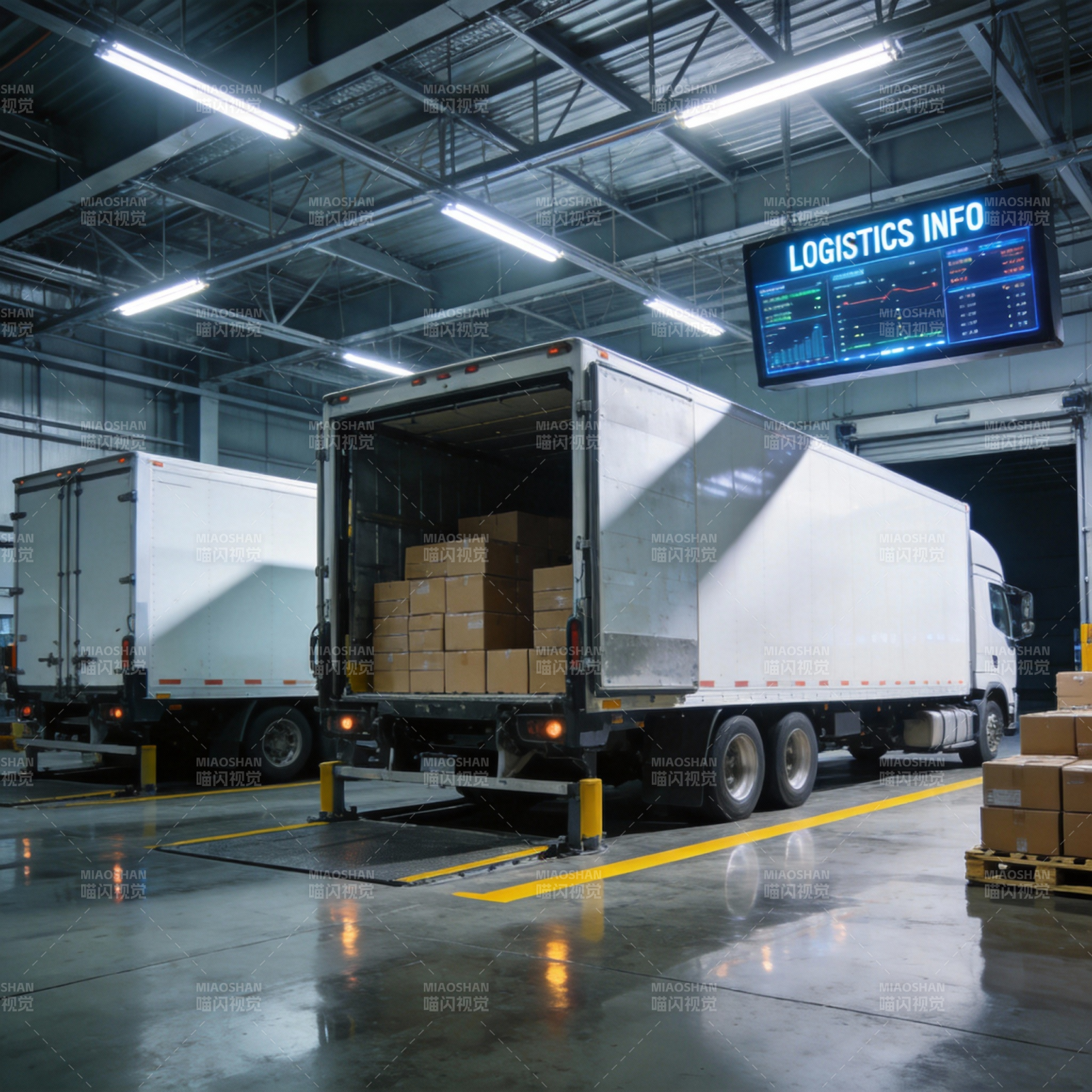 物流中心装卸作业图片