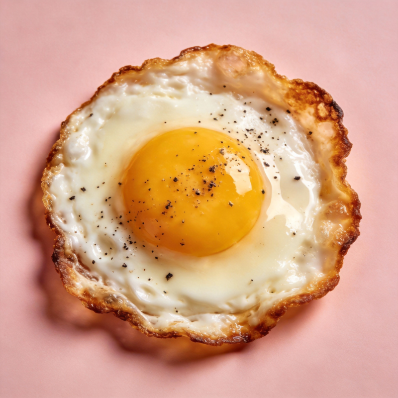 煎蛋特写图片