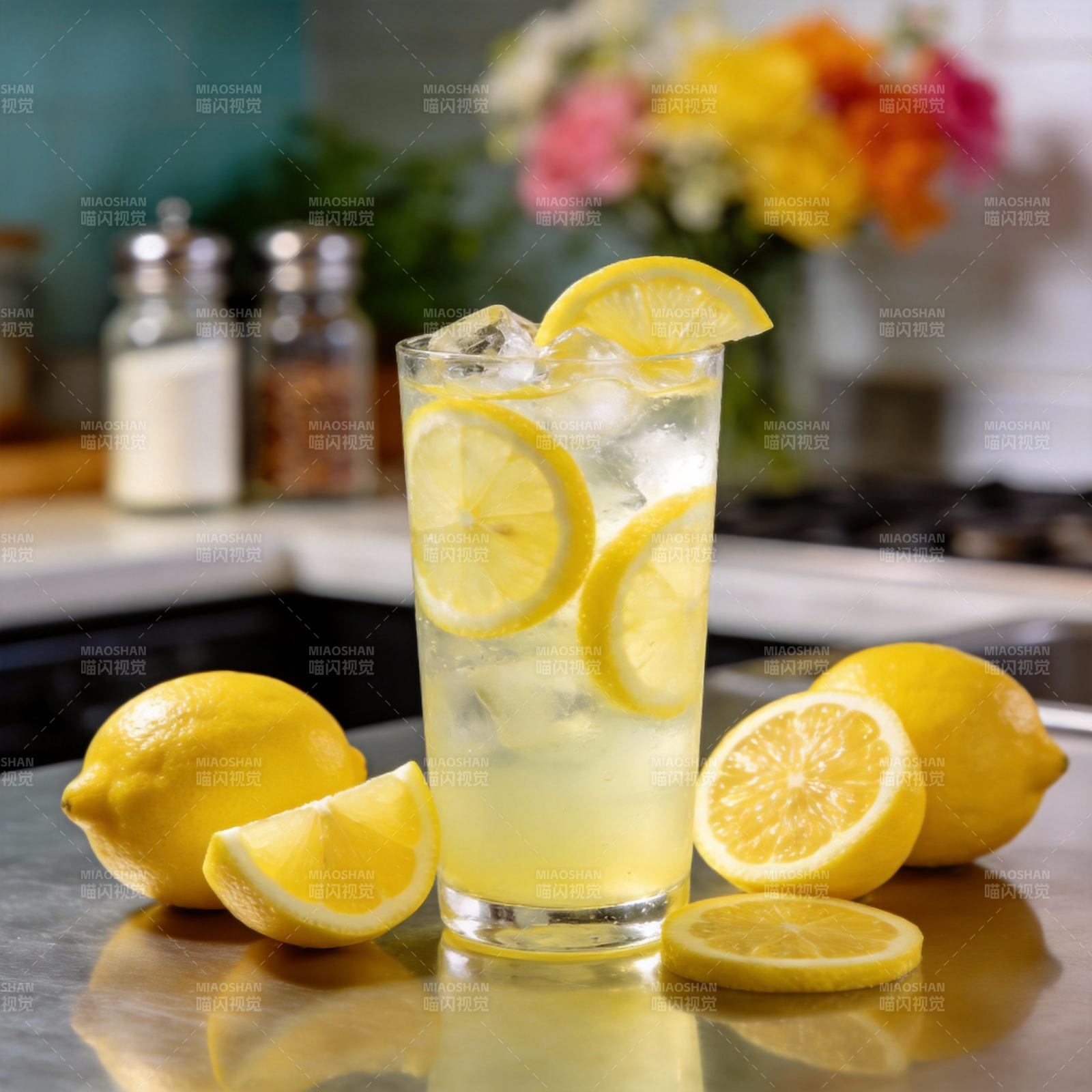 柠檬冰饮 清爽一夏图片