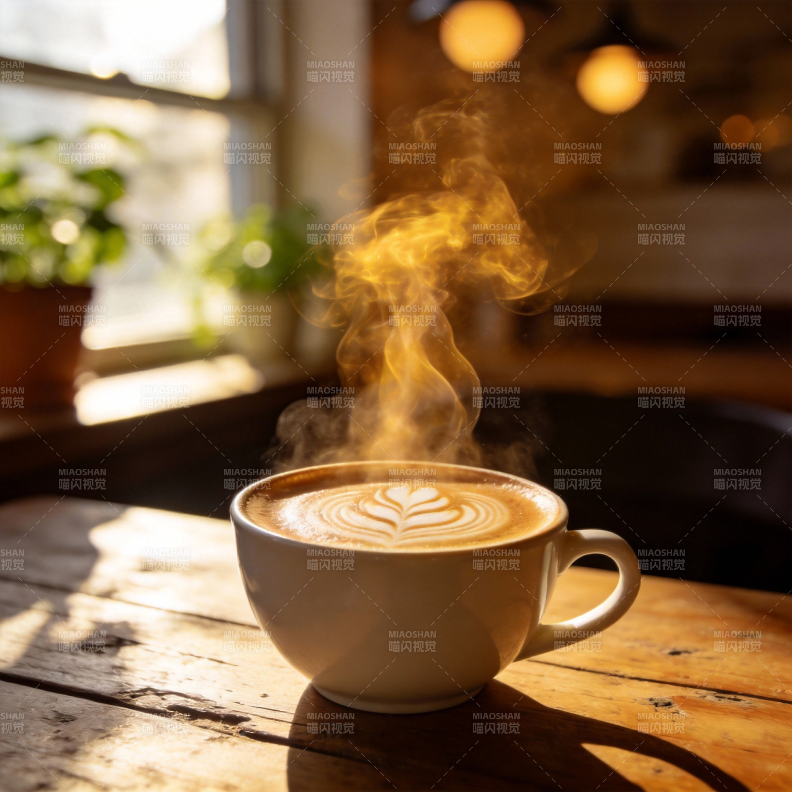 暖阳下的咖啡香图片
