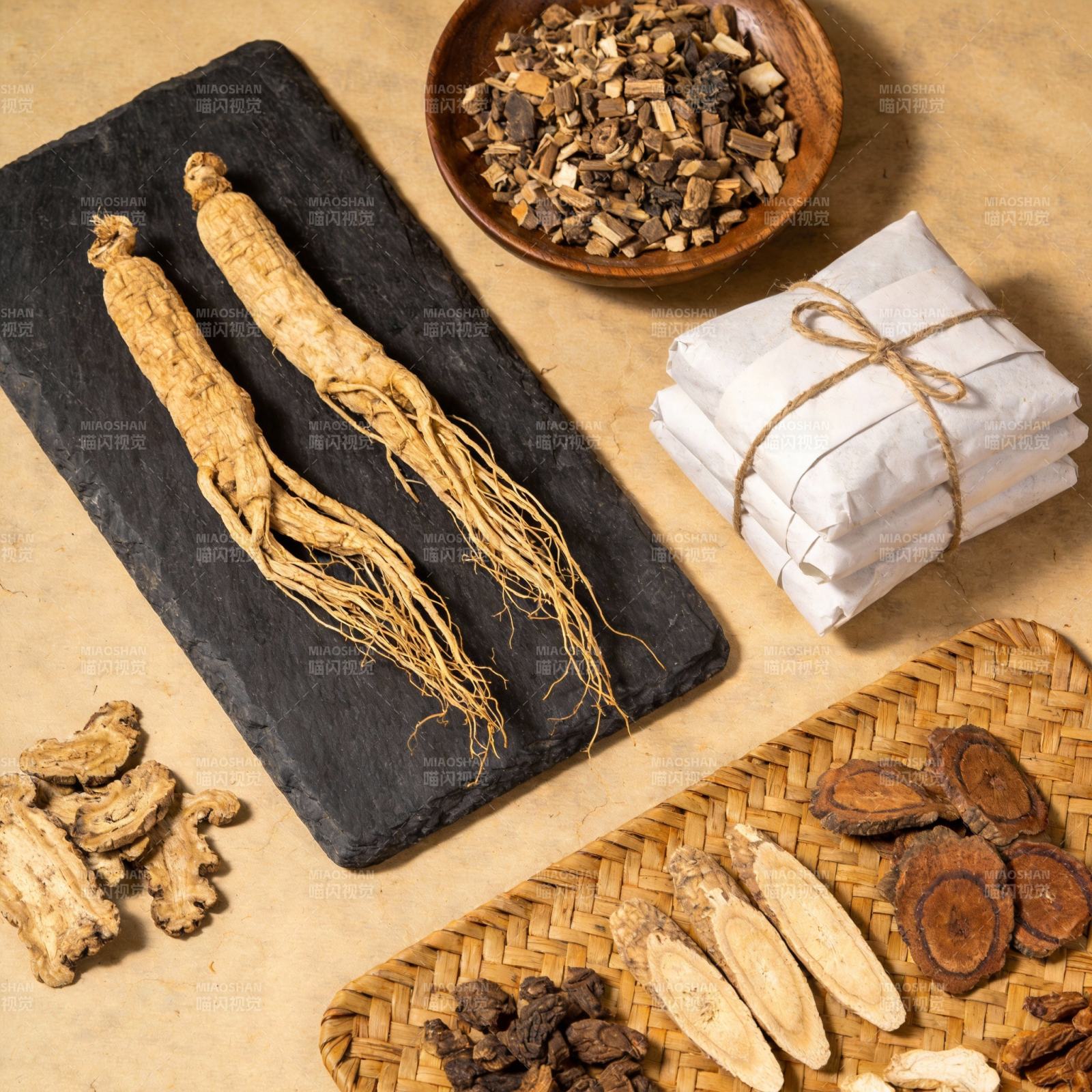 中药养生食材展示图片