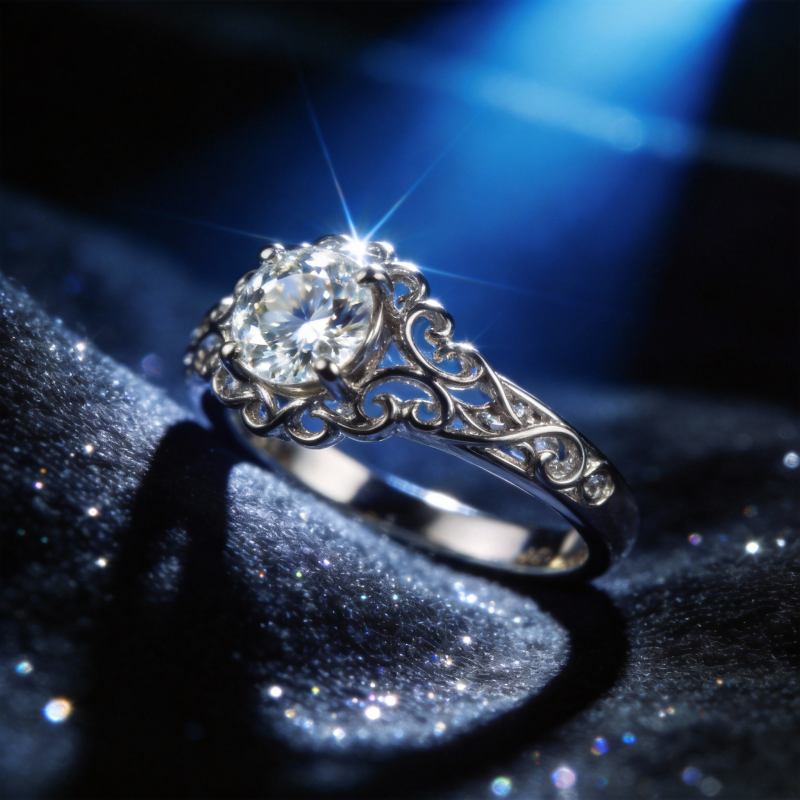 璀璨钻戒 优雅绽放图片