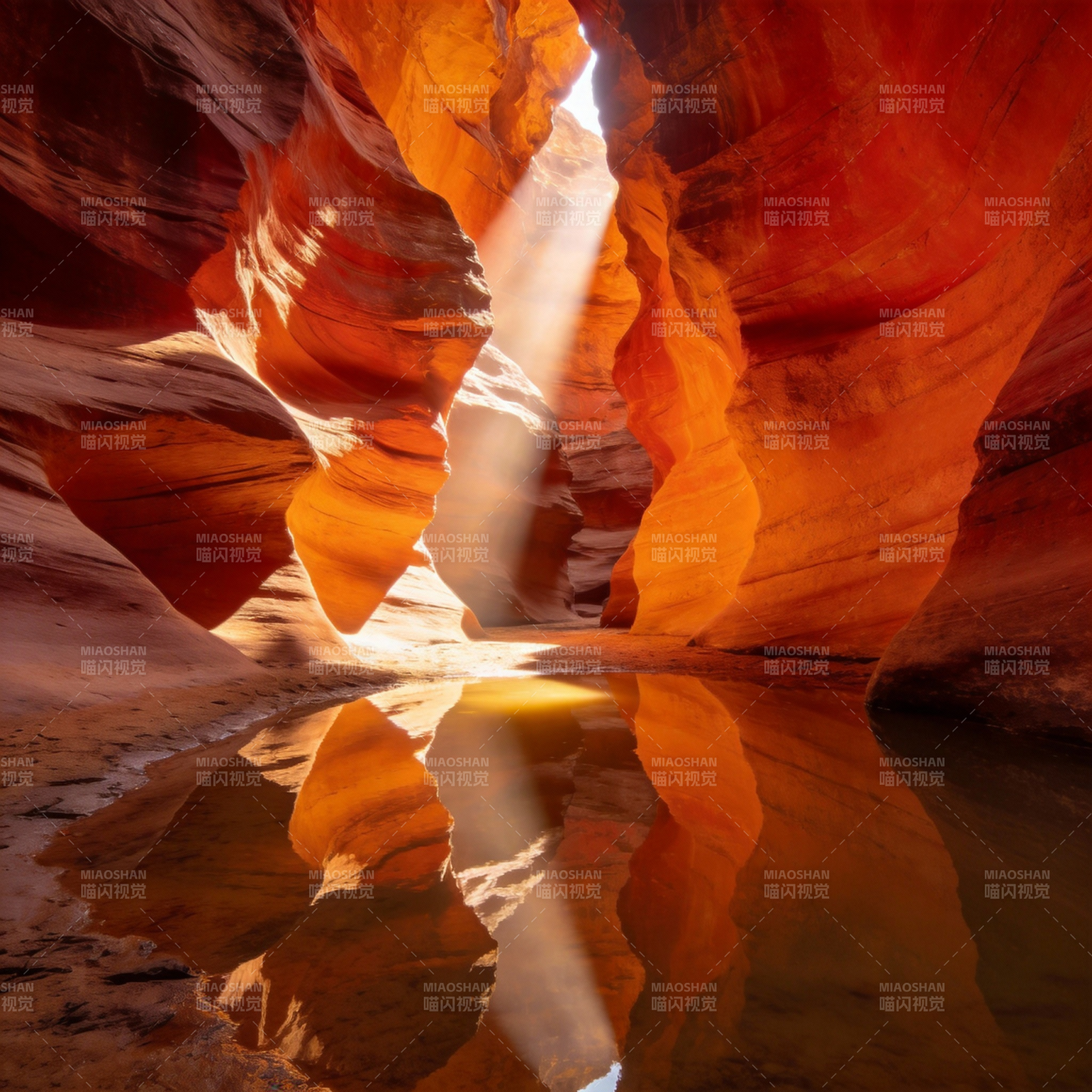 光影峡谷镜像图片