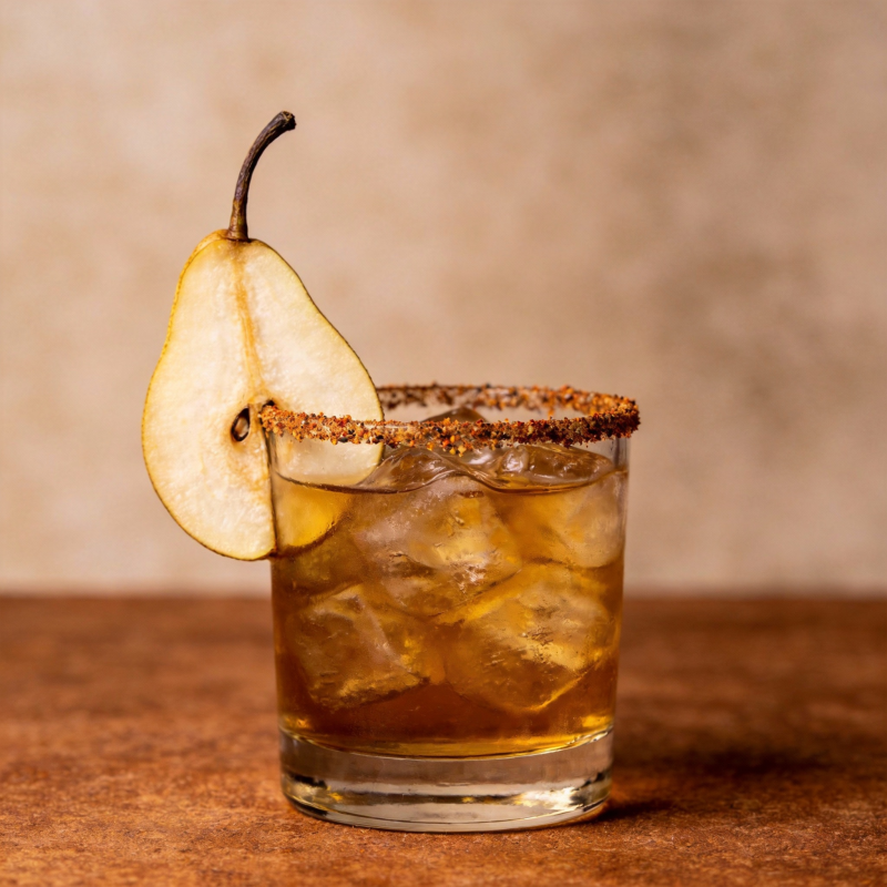 梨香威士忌鸡尾酒图片