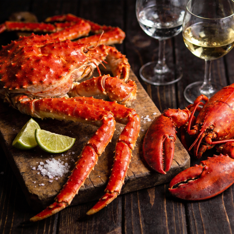 海鲜盛宴 鲜美蟹宴图片