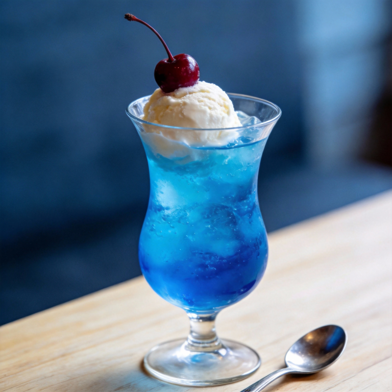 蓝调冰淇淋杯图片