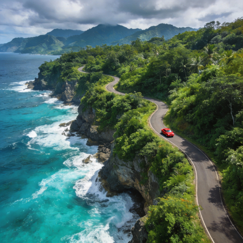 海岸公路风光图片
