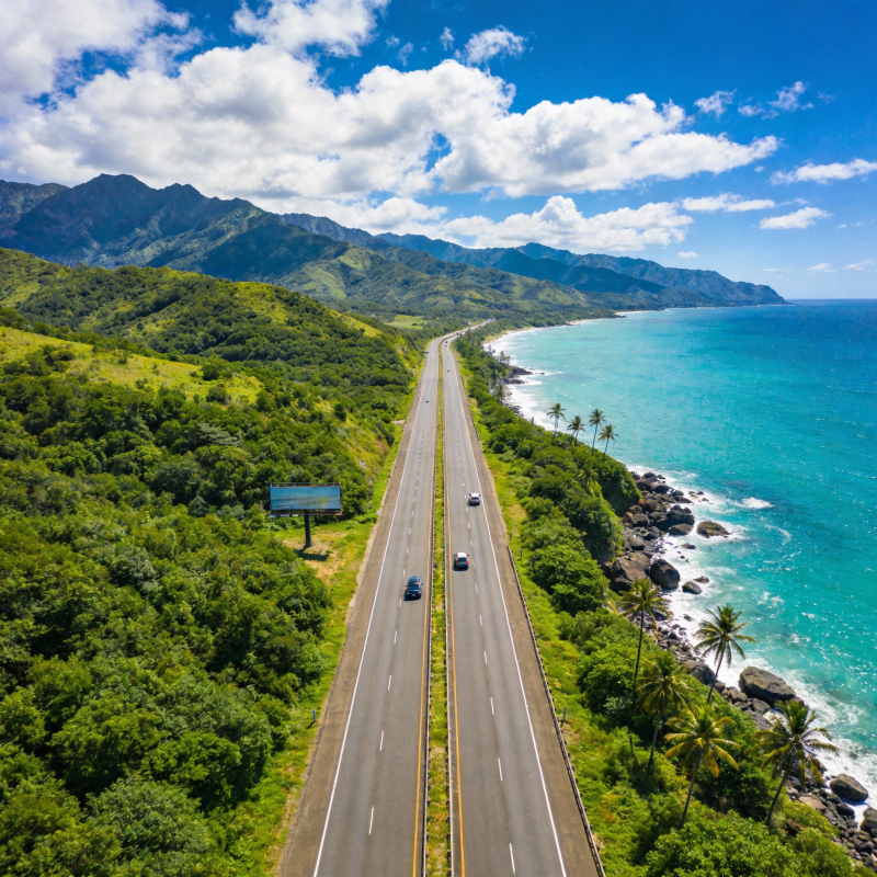 海岸公路风光图片