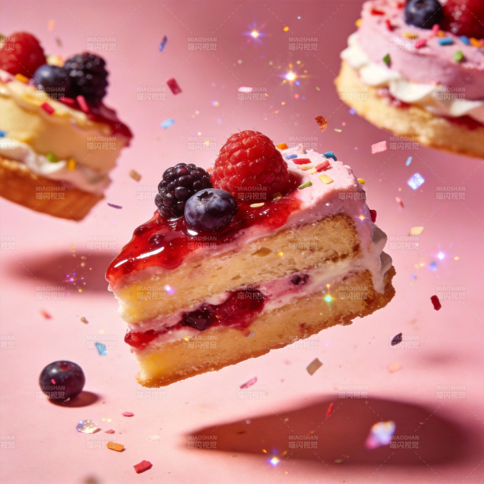 飞舞的蛋糕派对图片