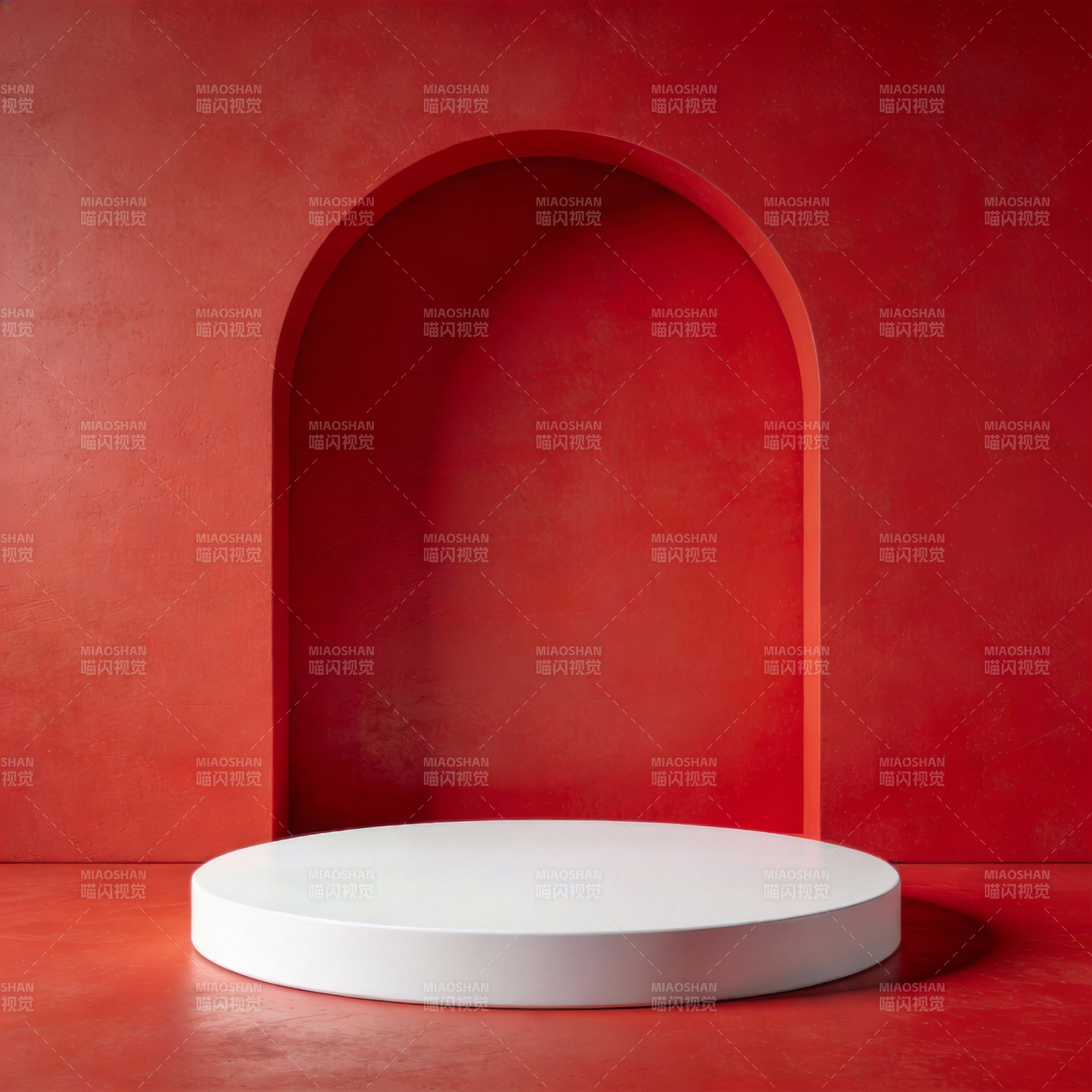 红墙白台 简约之美图片