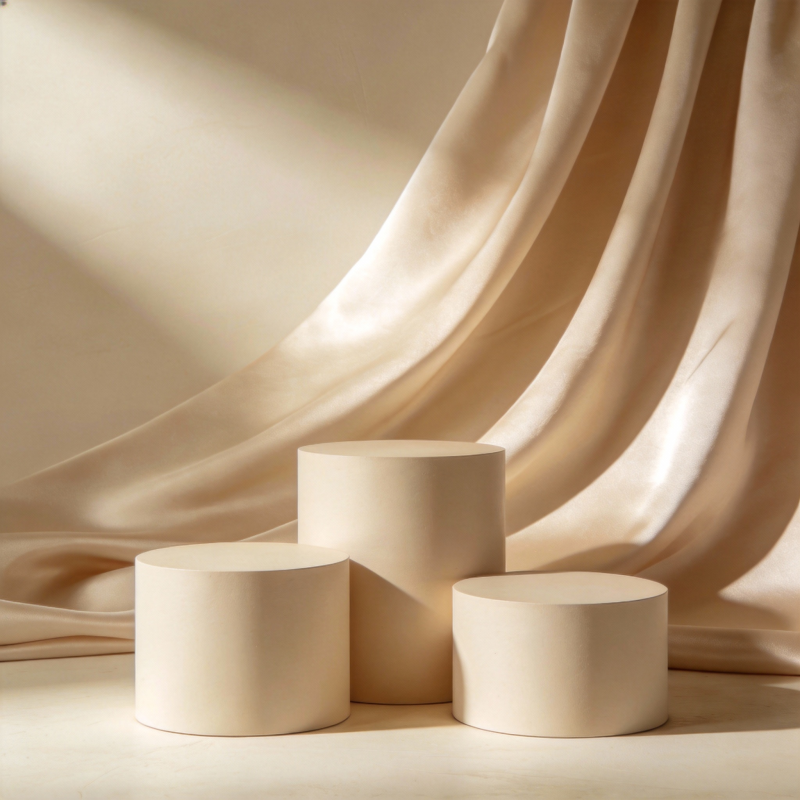 柔光下的三柱静谧图片