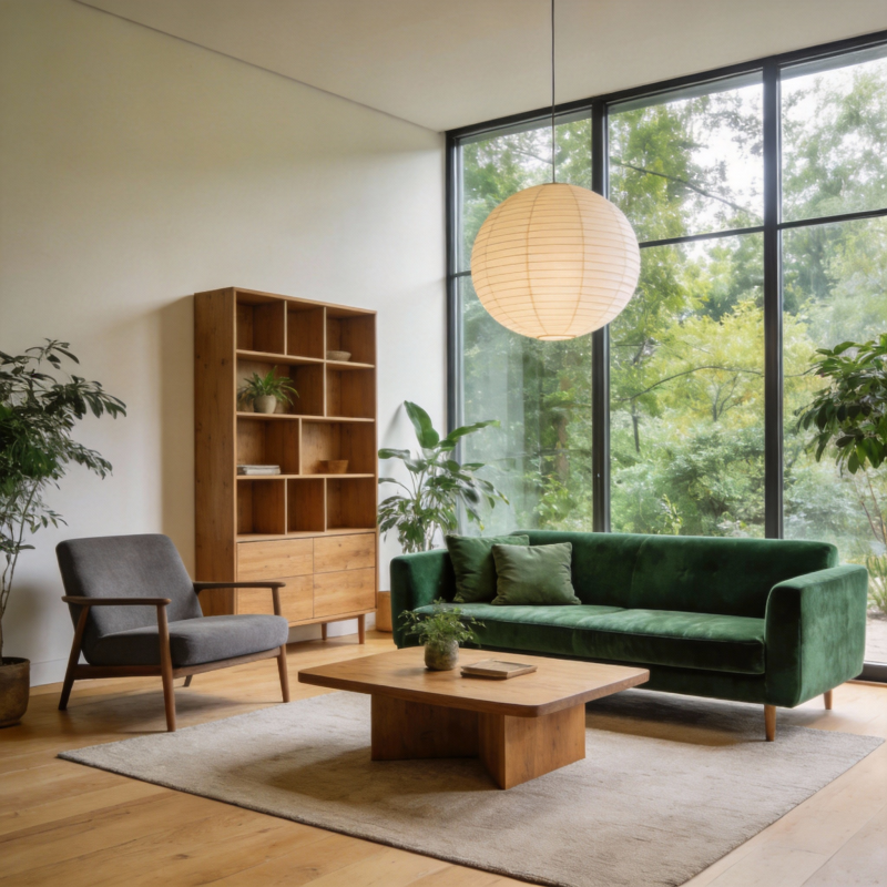 绿意盎然的客厅图片