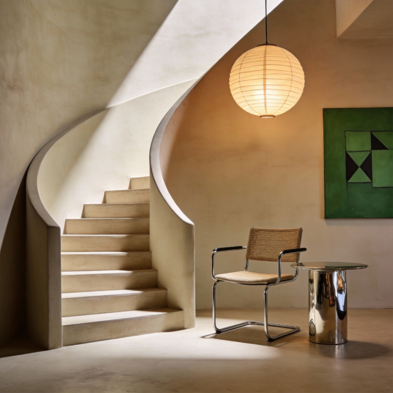 现代简约楼梯间图片