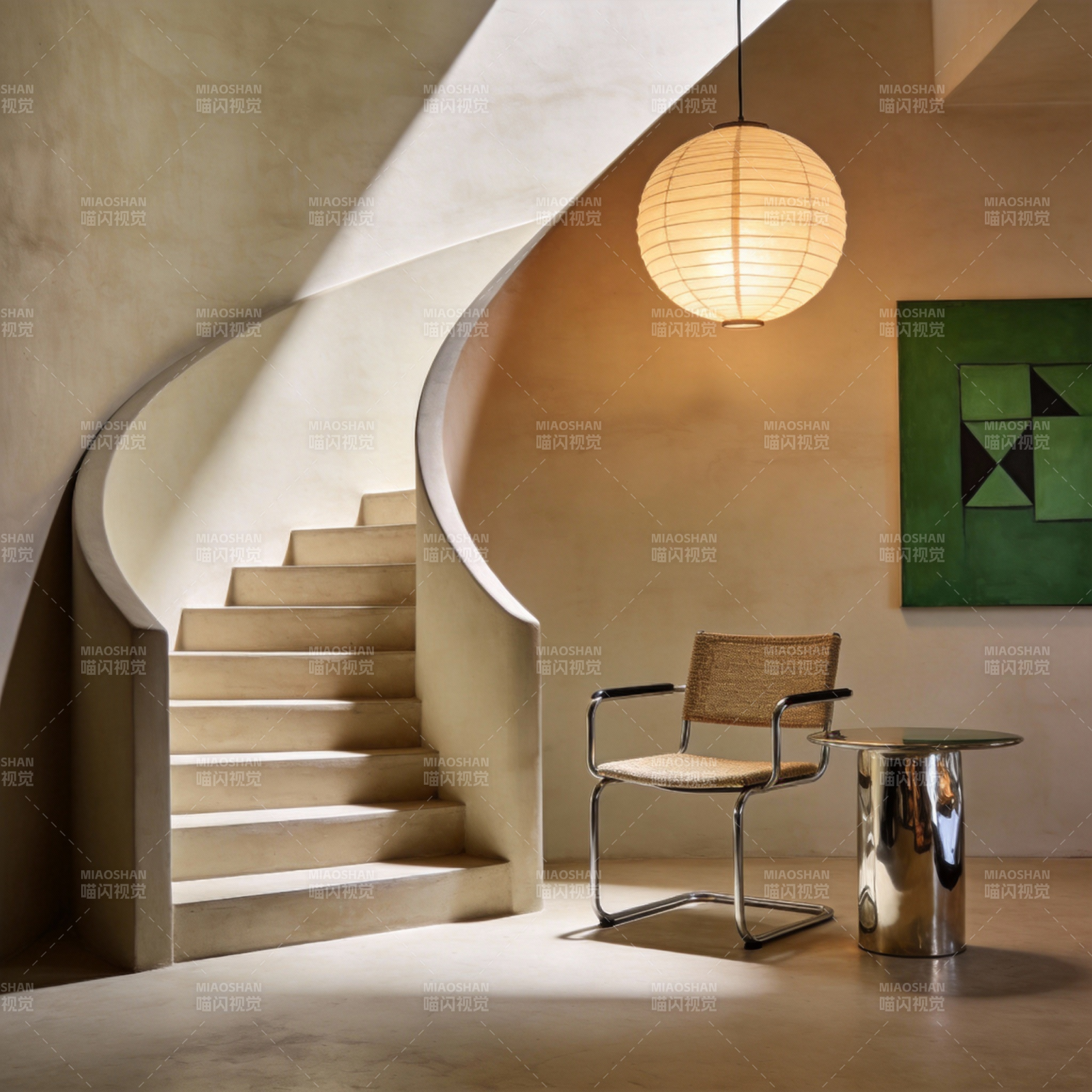 现代简约楼梯间图片