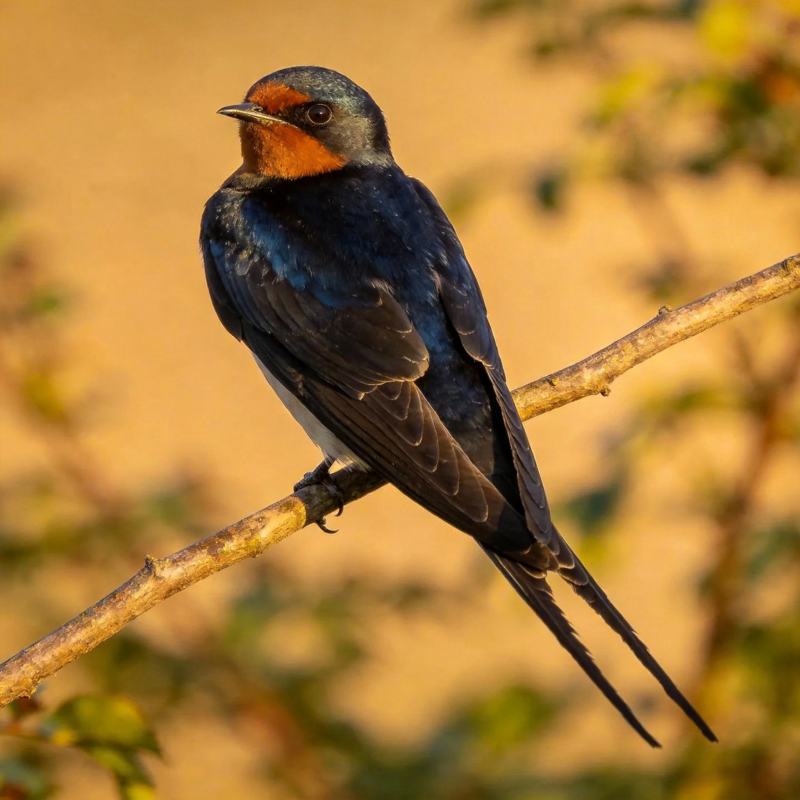 燕子栖枝头图片