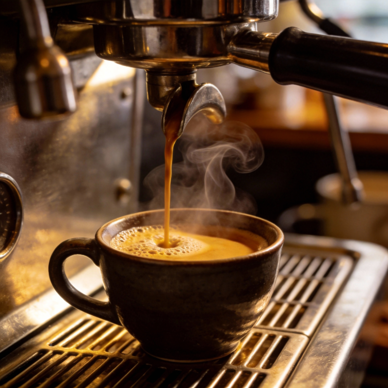 咖啡香浓 热气腾腾图片