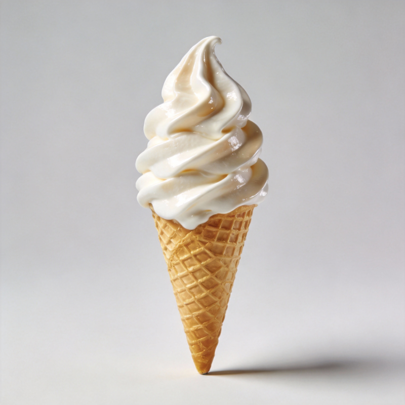 香草冰淇淋图片