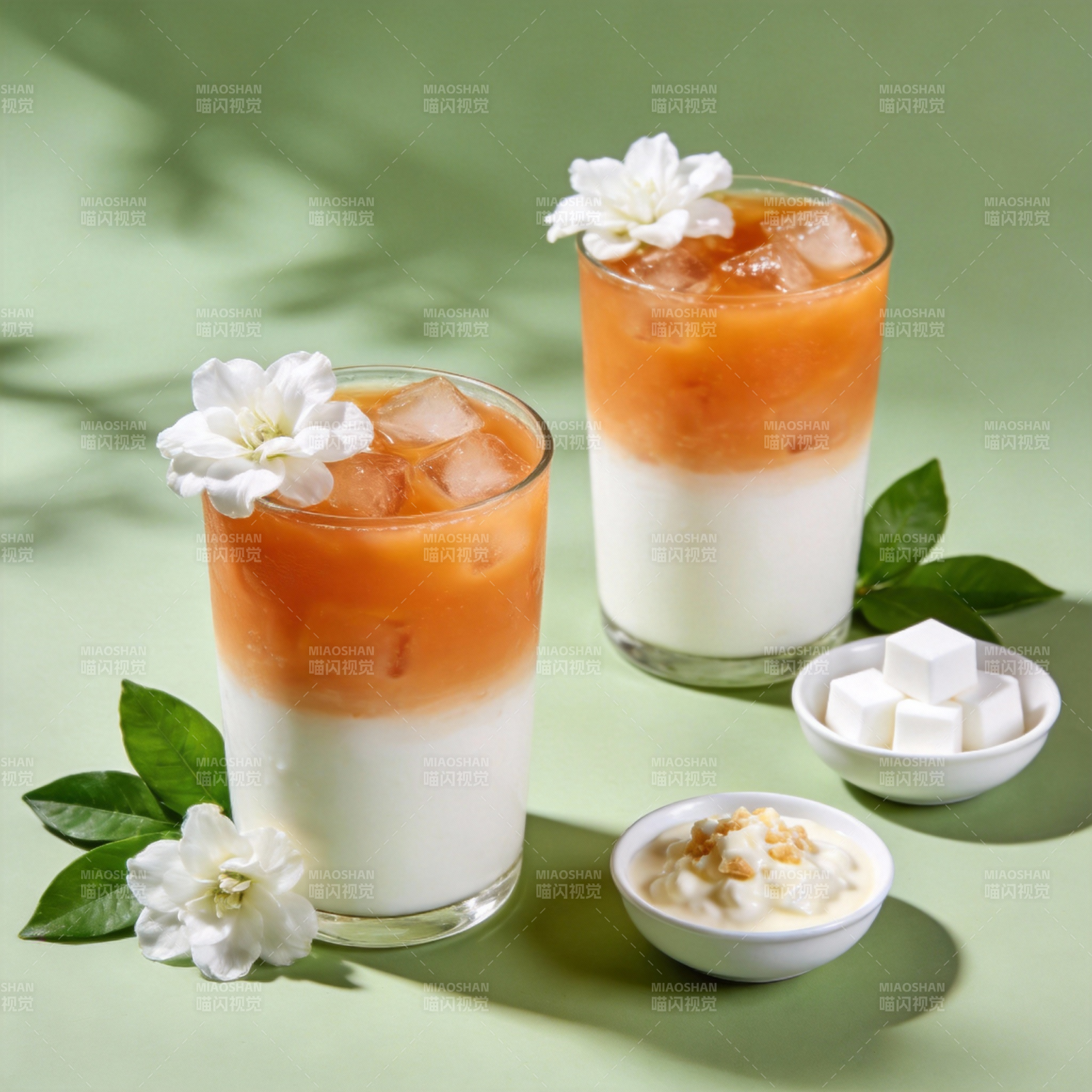 花漾双层奶昔图片