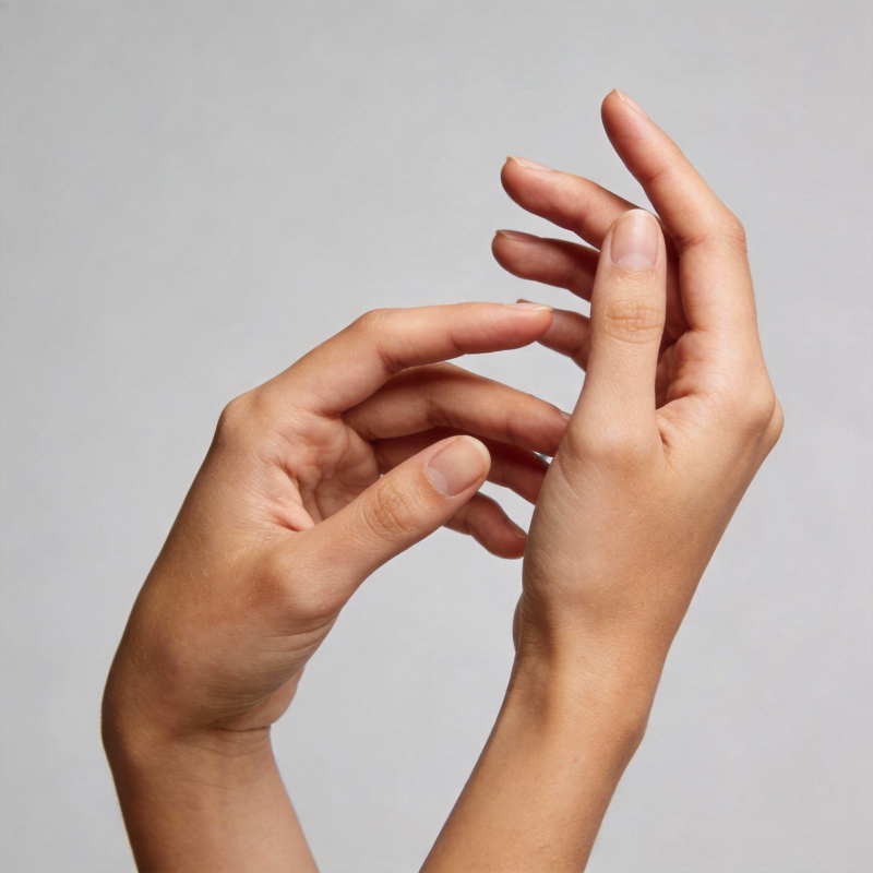 双手轻触 优雅瞬间图片