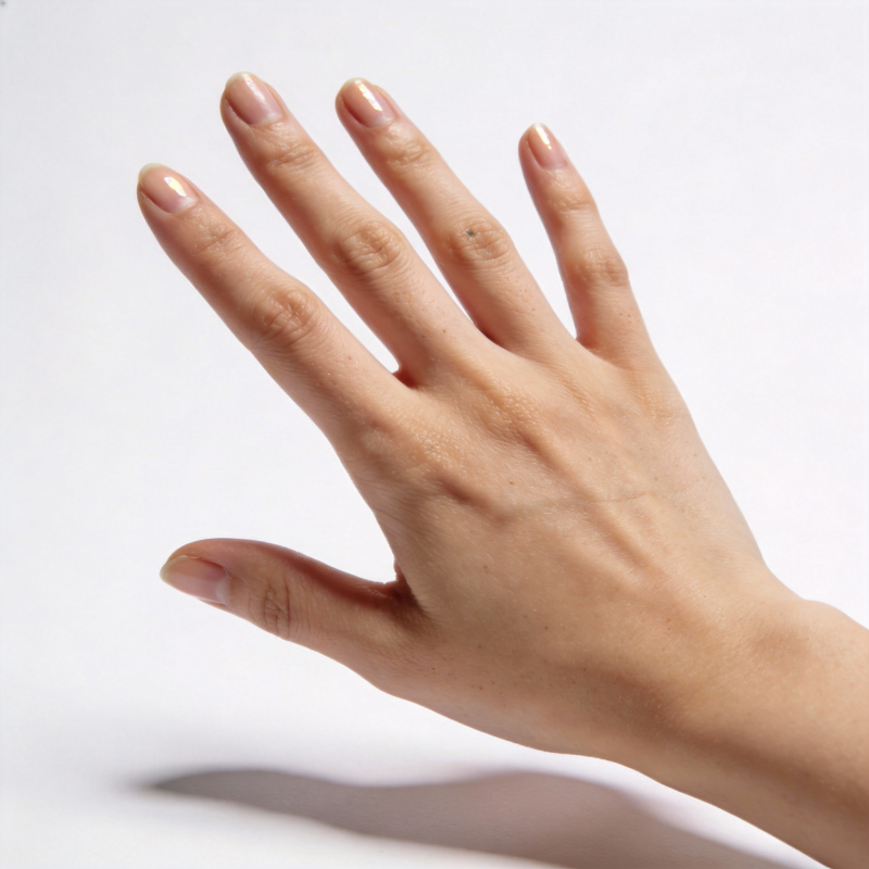 手部特写 指甲光泽图片