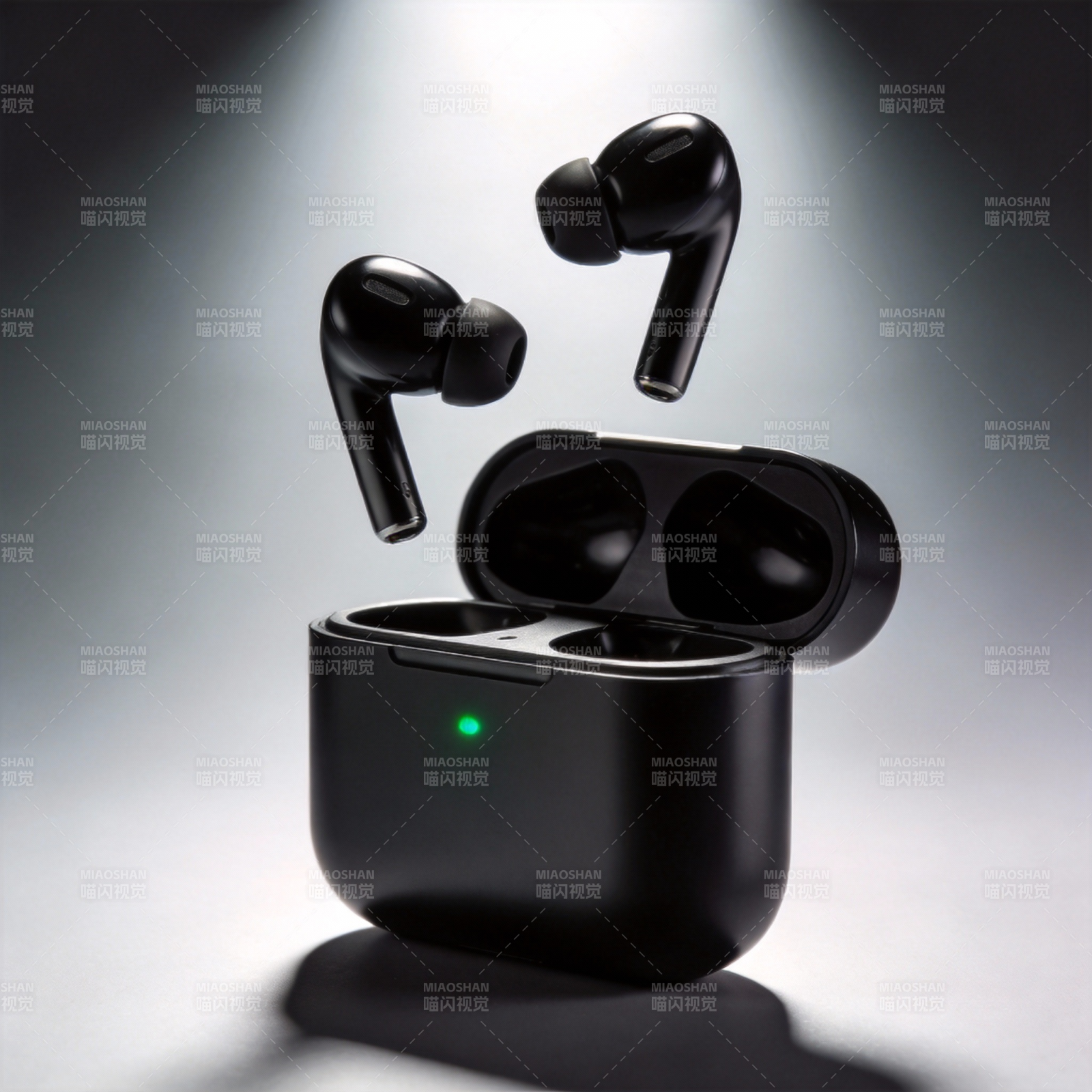 无线耳机悬浮充电图片