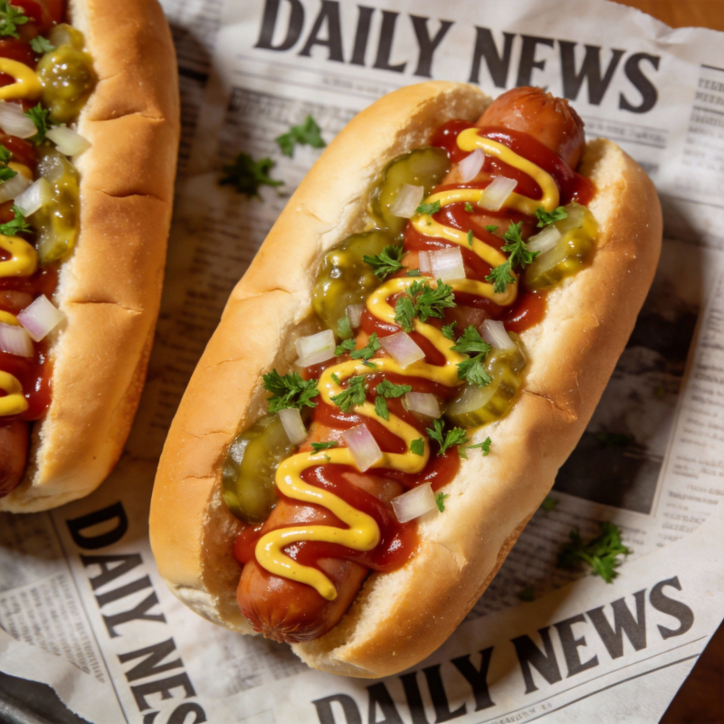 美味热狗 香辣可口图片