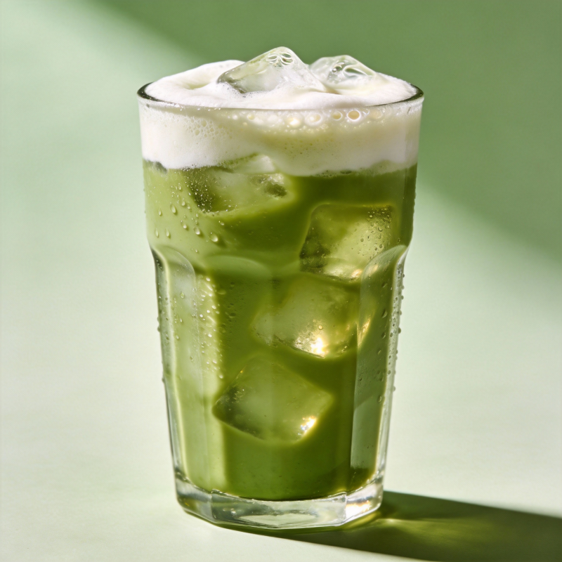 抹茶冰饮图片